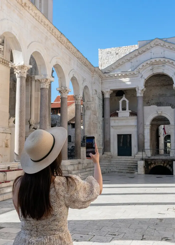 Historic waterfront of Split, Croatia